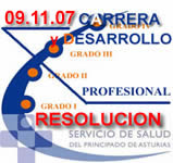 Rectificaciones de las resoluciones de carrera y desarrollo profesionales